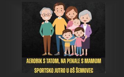 Prvi obiteljski sportski susret: „Aerobik s tatom, na penale s mamom“