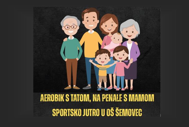 Prvi obiteljski sportski susret: „Aerobik s tatom, na penale s mamom“