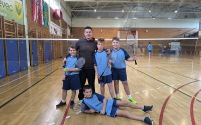 5. mjesto za najmlađe badmintonaše na županijskom natjecanju