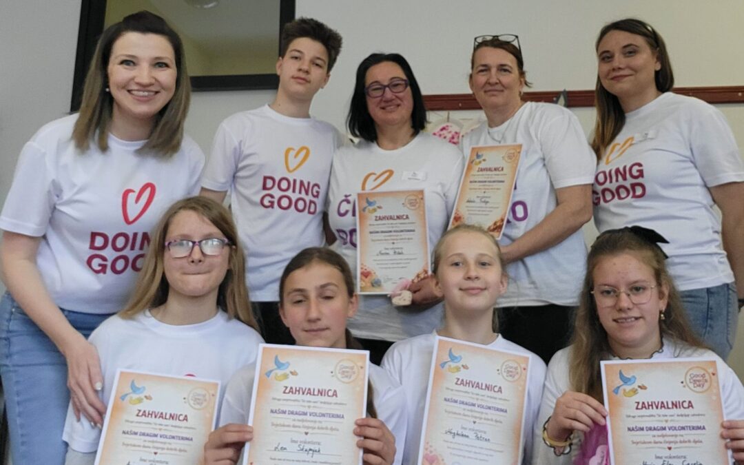 Učenici volonteri povodom Svjetskog dana činjenja dobrih djela