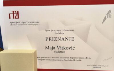 Dodjela priznanja „Oskar zvanja“ našoj učiteljici Maji Vitković